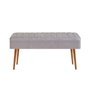 Hanah Home Vina 0701 - 4 - Atlantic, Grey Conjunto de Mesa Extensible y Sillas
